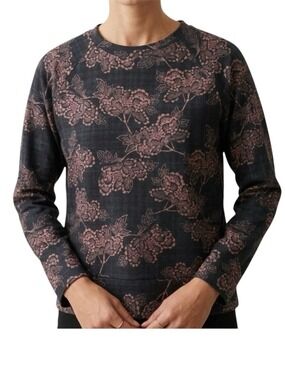 MUNTHE Floral Boxy Pullover Top Size 38 Medium